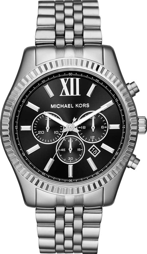 michael kors lexington silber|Michael Kors lexington watch men's.